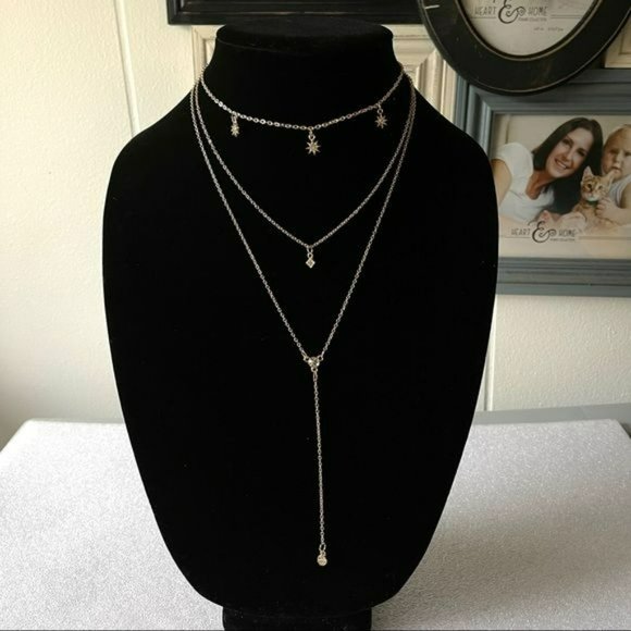 Boho‎ Wild Crystal Rhinestone Chokers Adjustable Party Necklace - Picture 3 of 8